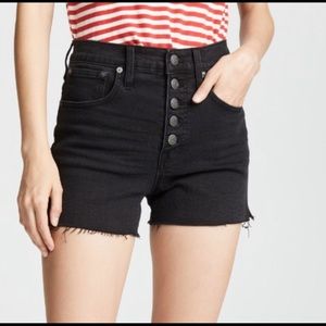 MADEWELL High-Rise Denim Boyshorts